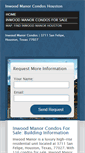 Mobile Screenshot of inwoodmanorhouston.com